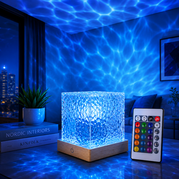 VANTIXO Aurora Cube | Water Ripple Projector Lamp